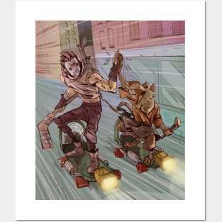 TMNT Casey and Splinter Posters and Art